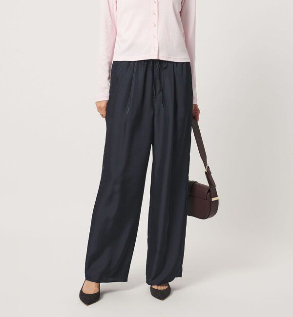UNITED ARROWS「シルクライク イージーパンツ ‐ウォッシャブル‐」|その他|