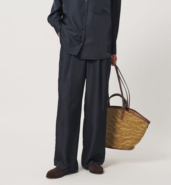 UNITED ARROWS「シルクライク イージーパンツ ‐ウォッシャブル‐」|その他|