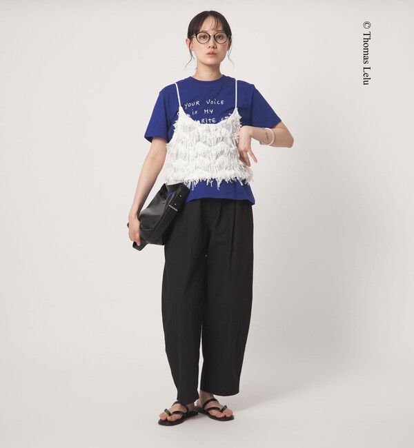 UNITED ARROWS green label relaxing「【別注】＜Thomas Lelu＞サインアート 半袖 Tシャツ カットソー」|Tシャツ・カットソー|