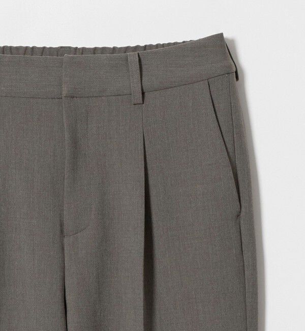 UNITED ARROWS green label relaxing「［size SHORT/TALLあり］ライト ダブルクロス テーパード パンツ」|スラックス|