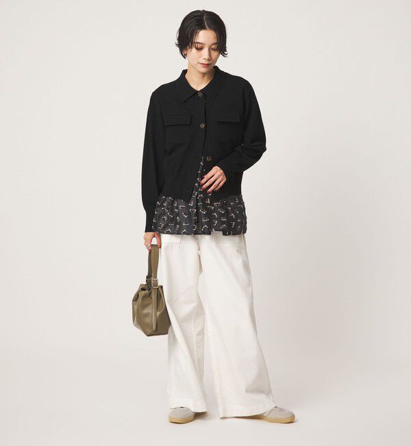 UNITED ARROWS green label relaxing「ポロニット カーディガン」|カーディガン|