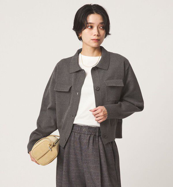 UNITED ARROWS green label relaxing「ポロニット カーディガン」|カーディガン|