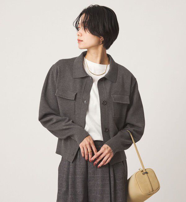 UNITED ARROWS green label relaxing「ポロニット カーディガン」|カーディガン|
