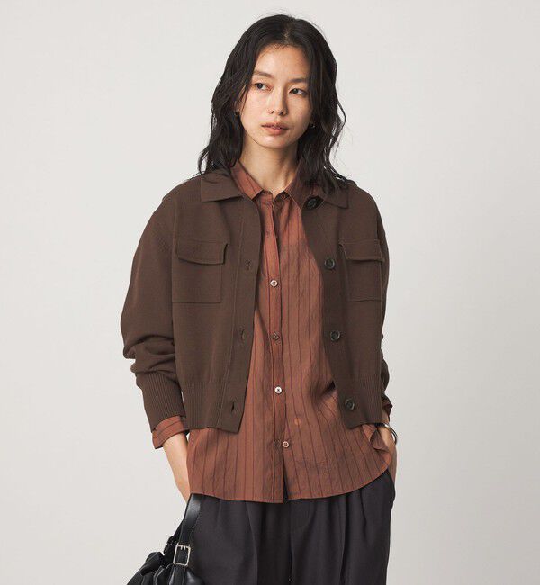 UNITED ARROWS green label relaxing「ポロニット カーディガン」|カーディガン|