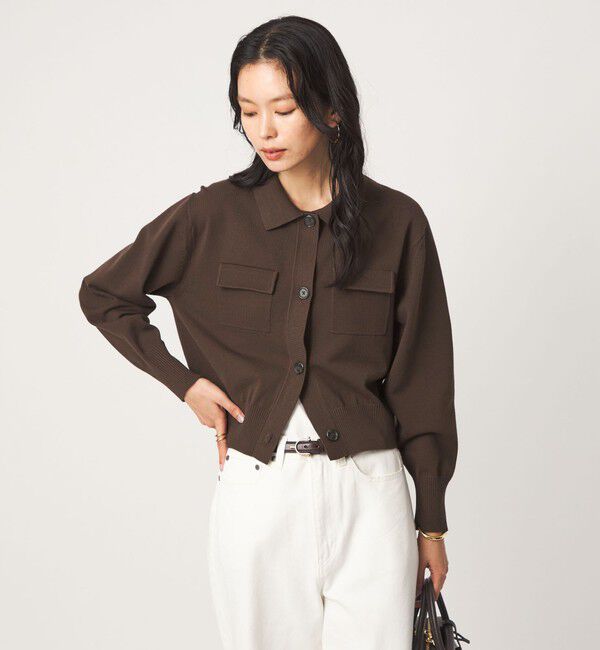 UNITED ARROWS green label relaxing「ポロニット カーディガン」|カーディガン|