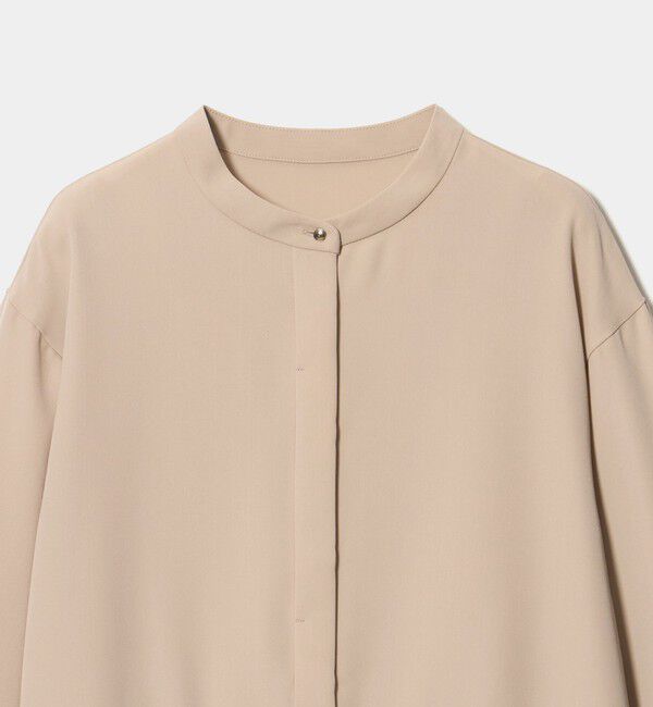 UNITED ARROWS green label relaxing「ツイル ペプラム ブラウス マシンウォッシャブル ストレッチ」|シャツ・ブラウス|
