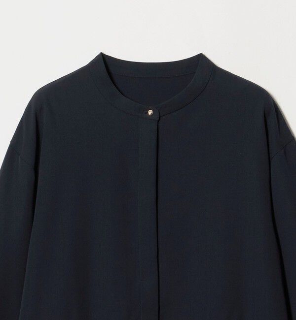 UNITED ARROWS green label relaxing「ツイル ペプラム ブラウス マシンウォッシャブル ストレッチ」|シャツ・ブラウス|