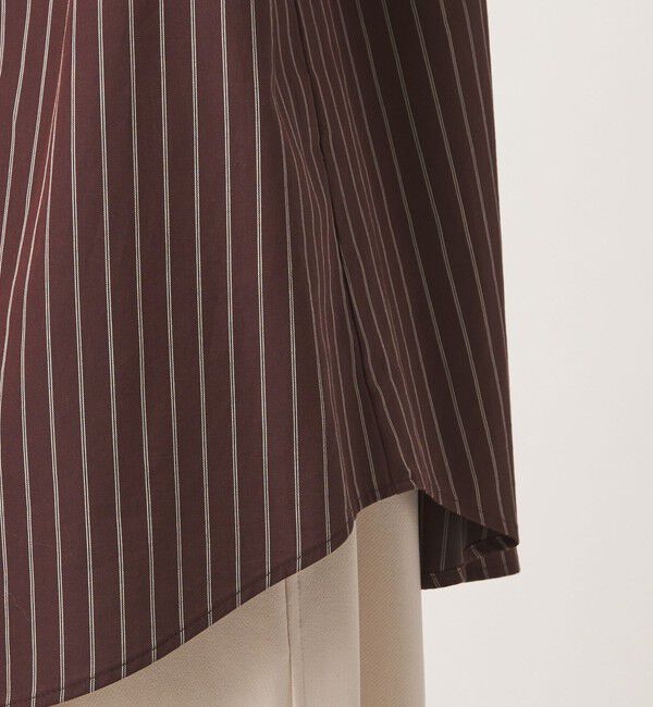 UNITED ARROWS green label relaxing「［size SHORTあり］フリルネック 2WAY ブラウス」|シャツ・ブラウス|