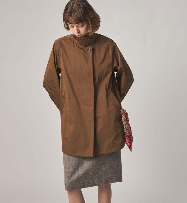STEVEN ALAN「＜Steven Alan＞ポリエステル コットン テント ショート コート」|ステンカラーコート|