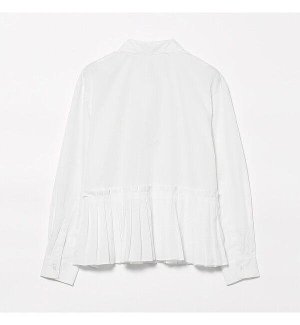 Ray BEAMS 「プリーツ キリカエ レギュラーカラー シャツ」|シャツ・ブラウス|