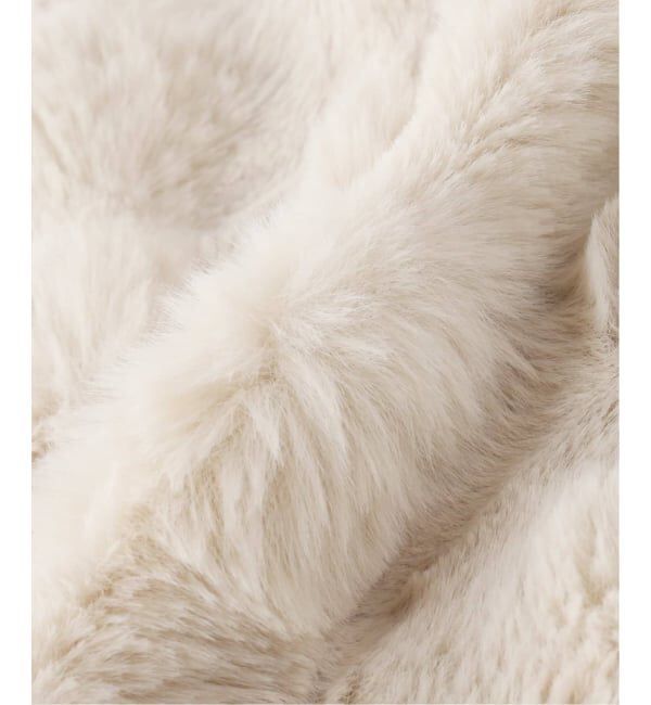 journal standard Furniture「《予約》FUR BLANKET S 70X120　フェイクファー ブランケット」|ブランケット|