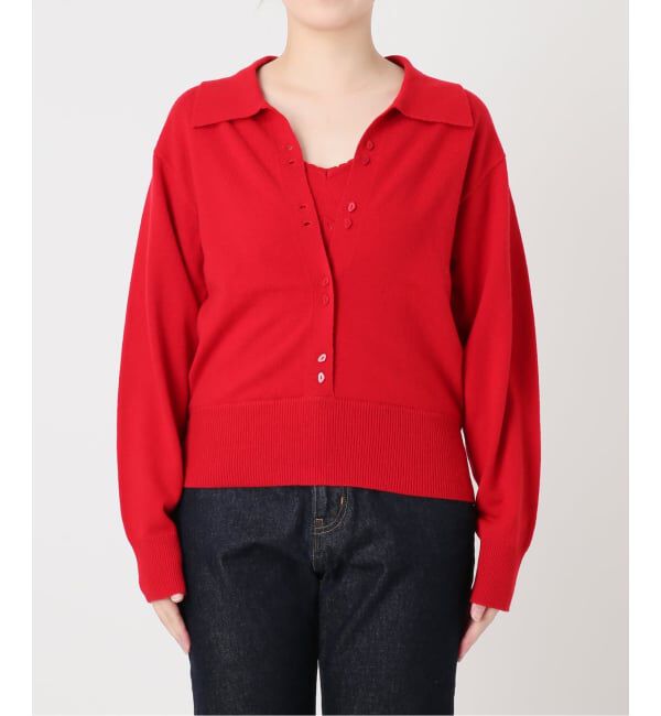 SLOBE IENA「《予約》crinkle crinkle crinkle slow off knit top CC-5038」|ニット・セーター|