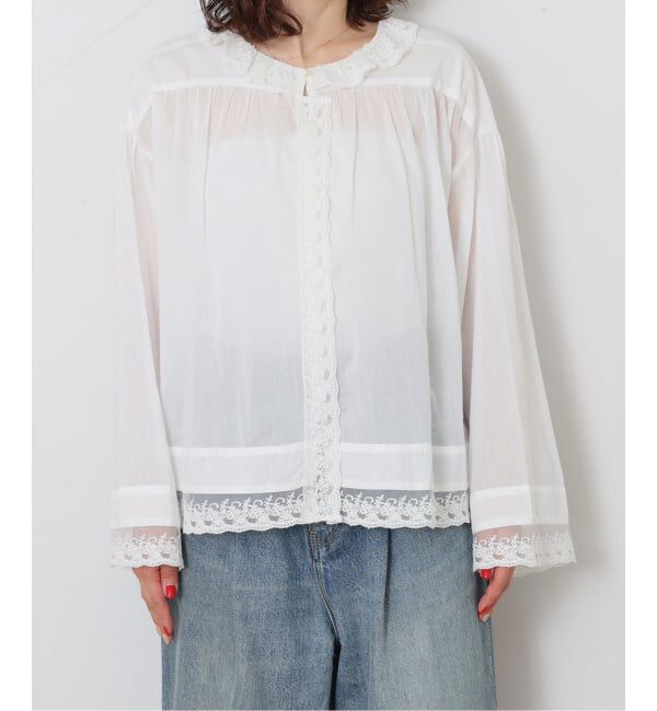 journal standard luxe「《予約》コットンローン レースブラウス」|シャツ・ブラウス|