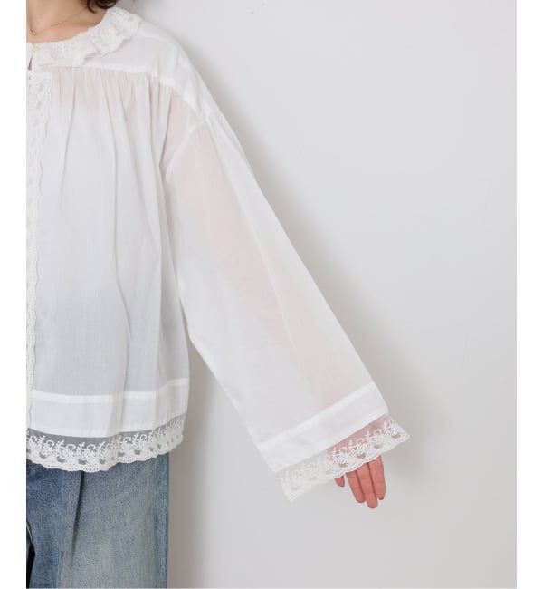 journal standard luxe「《予約》コットンローン レースブラウス」|シャツ・ブラウス|