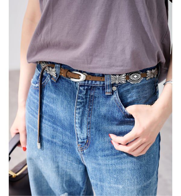 FRAMeWORK「≪追加予約≫PUNTOVITA 別注 CONCHO BELT」|ベルト|