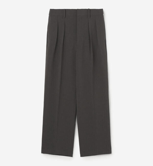 Morris & Sons「MORRIS & SONS | 2タック ワイドスラックス MEN」|チノ|GREY
