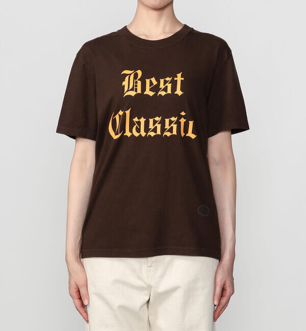  「TANGTANG | 〈別注〉 半袖Tシャツ STATE BEST CLASSIC BROWN WOMEN」|Tシャツ・カットソー|