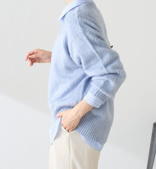 「【EC限定カラーあり/軽量/お尻周りカバー◎】エアリージップニット」|ニット・セーター|