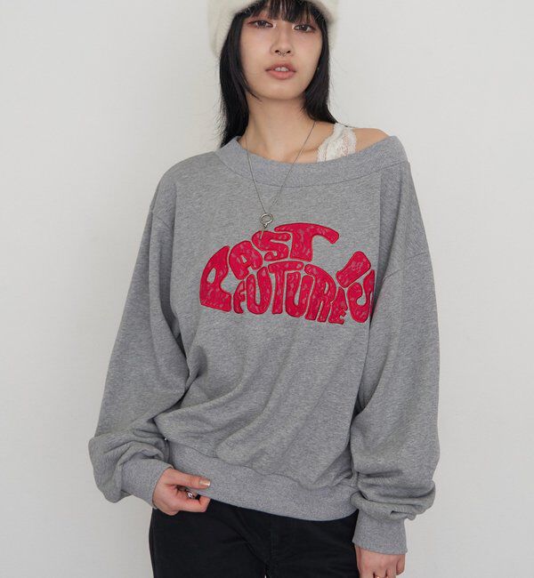  「デフォルメロゴレーススウェット」|Tシャツ・カットソー|