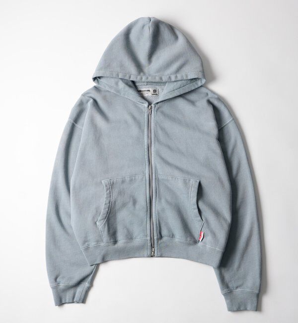  「【26AW LOOK掲載品番】【Sourcream】Faded ZIPパーカー」|パーカー|サックスブルー
