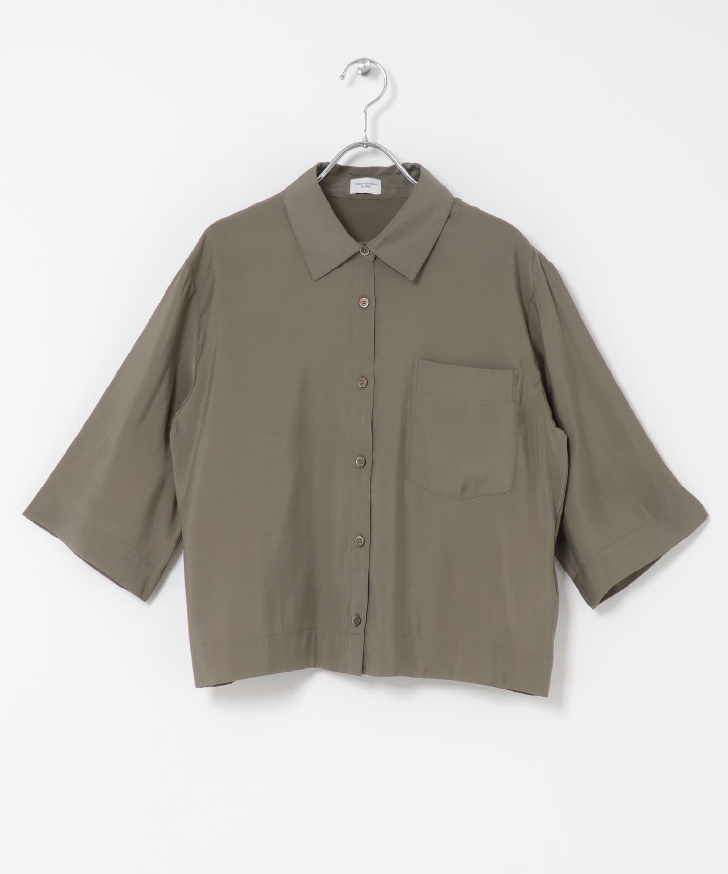 URBAN RESEARCH DOORS「ハーフスリーブショートシャツ」|シャツ・ブラウス|