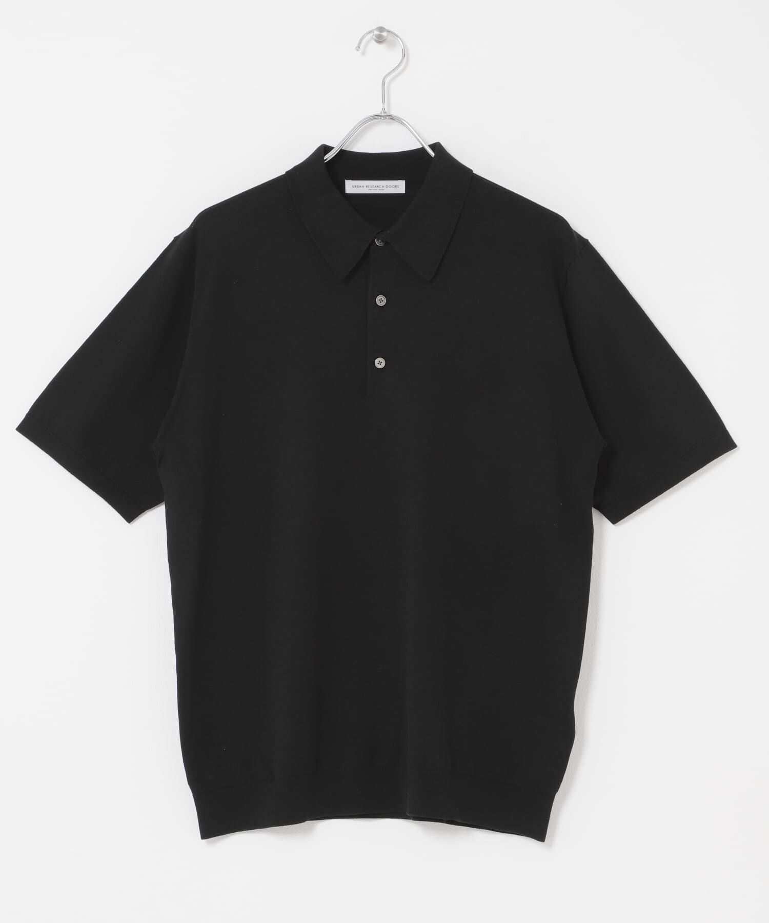 URBAN RESEARCH DOORS「LIFE STYLE TAILOR　ハイゲージ半袖ニットポロシャツ」|シャツ・ブラウス|