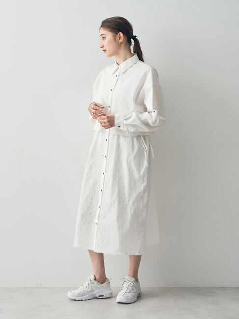 Editt by YECCA VECCA「レースドッキングシャツワンピース」|ワンピース|