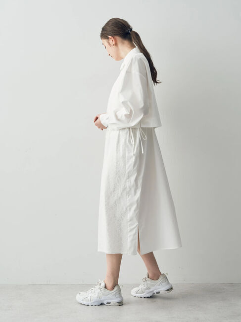 Editt by YECCA VECCA「レースドッキングシャツワンピース」|ワンピース|
