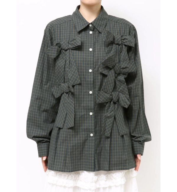 merry jenny「bon bon ribbon shirt」|シャツ・ブラウス|