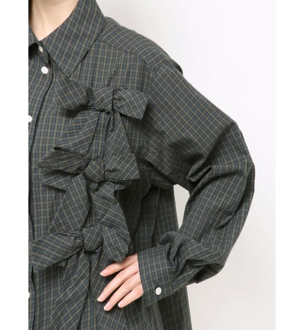 merry jenny「bon bon ribbon shirt」|シャツ・ブラウス|