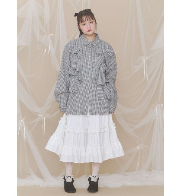 merry jenny「bon bon ribbon shirt」|シャツ・ブラウス|
