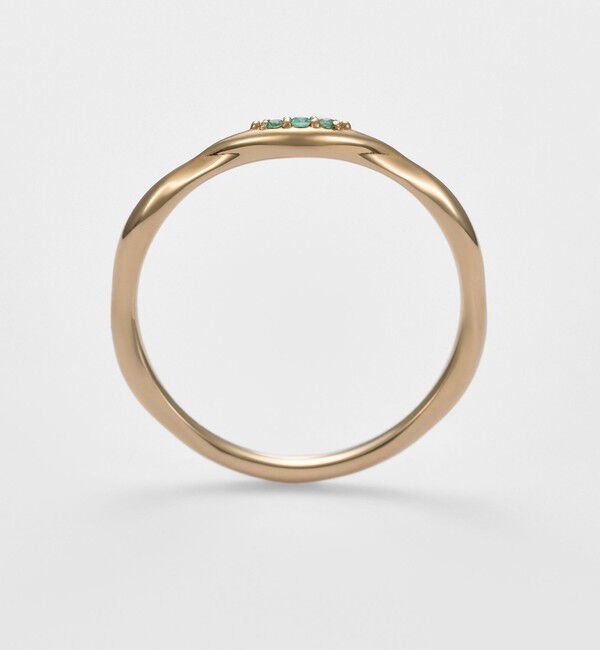 agete「エメラルドリング【Colors Ring Series】 」|リング|