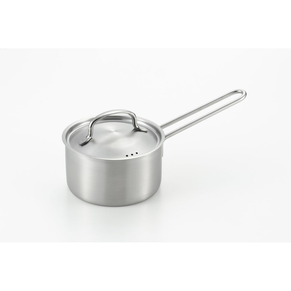 BACKYARD FAMILY「ヨシカワ 鍋 郷技 YJ3521 通販 日本製 燕三条 片手鍋 14cm ステンレス片手鍋」|食器・キッチングッズ|シルバー1