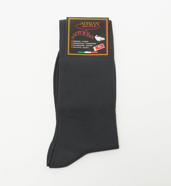 UNITED ARROWS「＜ADRIAN＞ピケ ロングホーズ ソックス」|ソックス|DK.GRAY