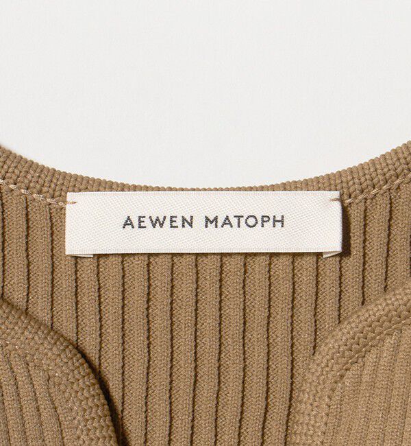 AEWEN MATOPH「＜AEWEN MATOPH＞コンビバルーンノースリーブニット」|ニット・セーター|