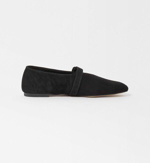 UNITED ARROWS「【別注】＜CHEMBUR＞スクエア ベルテッド バレエ フラットシューズ」|バレエシューズ|