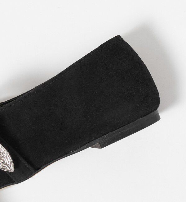 UNITED ARROWS「【別注】＜CHEMBUR＞スクエア ベルテッド バレエ フラットシューズ」|バレエシューズ|