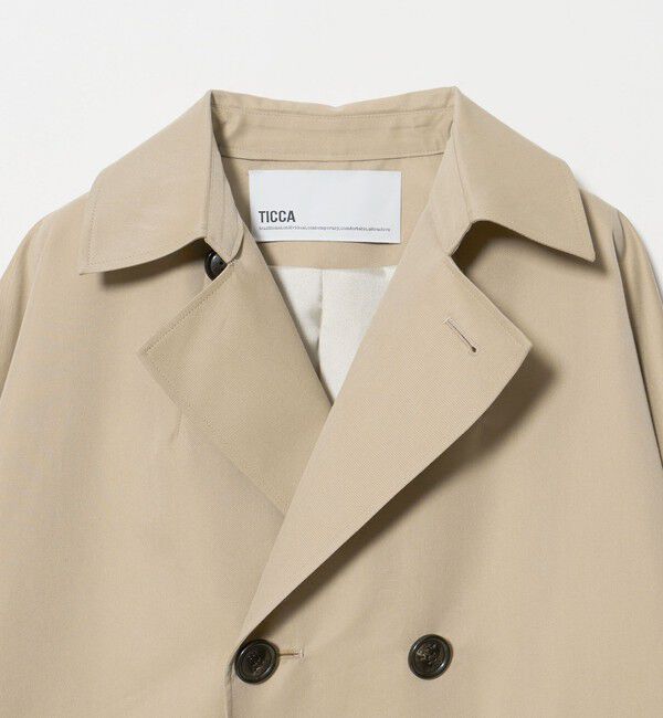 UNITED ARROWS「【別注】＜TICCA＞ショート トレンチコート」|トレンチコート|