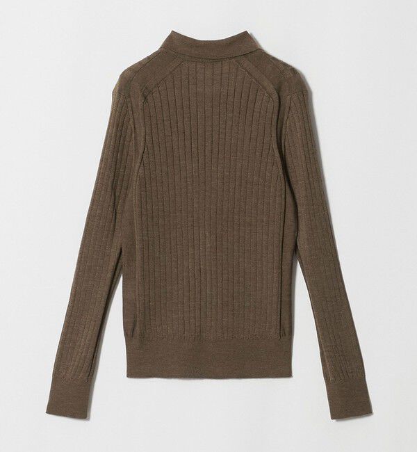 UNITED ARROWS「【別注】＜SLOANE＞ワイドリブ ポロニット」|Tシャツ・カットソー|