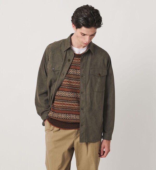 UNITED ARROWS「スエーディー オーバーシャツ」|シャツ・ブラウス|
