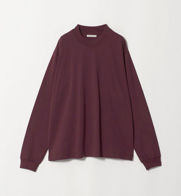 UNITED ARROWS「ALBINI オーガニックコトン モックネック ロングスリーブ Tシャツ 抗菌防臭」|Tシャツ・カットソー|