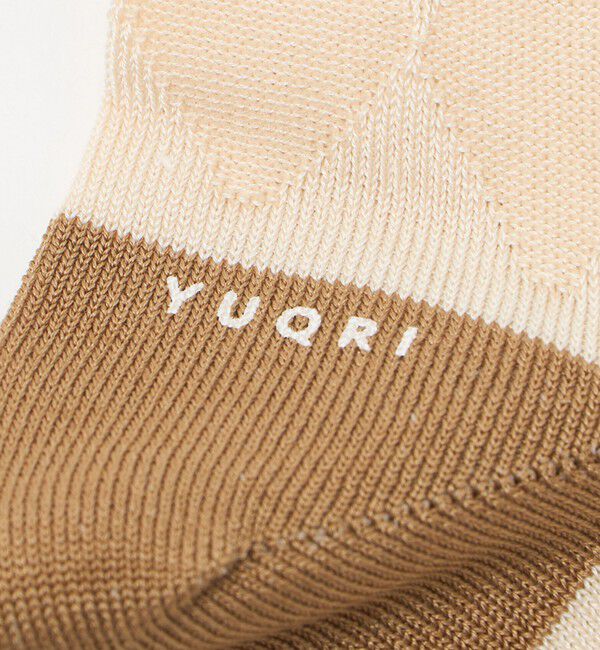 UNITED ARROWS「＜YUQRI＞DIAMOND ソックス」|ソックス|