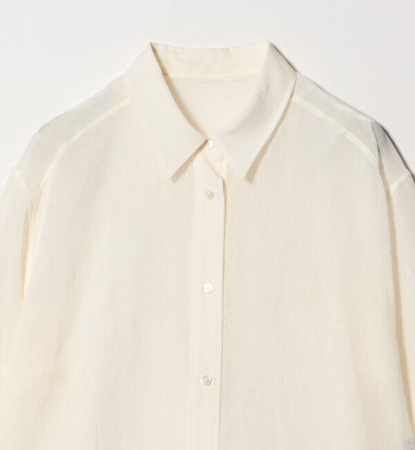 UNITED ARROWS green label relaxing「［size SHORTあり］ラミーライク ロングスリーブシャツ 通気性」|シャツ・ブラウス|
