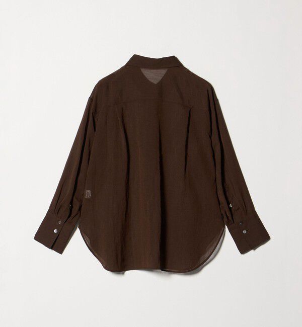 UNITED ARROWS green label relaxing「［size SHORTあり］ラミーライク ロングスリーブシャツ 通気性」|シャツ・ブラウス|
