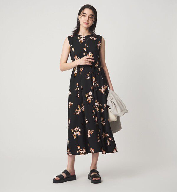 UNITED ARROWS green label relaxing「［size SHORTあり］フラワー テント ワンピース マシンウォッシャブル・接触冷感」|ワンピース|