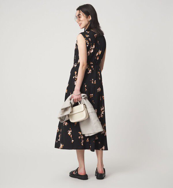 UNITED ARROWS green label relaxing「［size SHORTあり］フラワー テント ワンピース マシンウォッシャブル・接触冷感」|ワンピース|