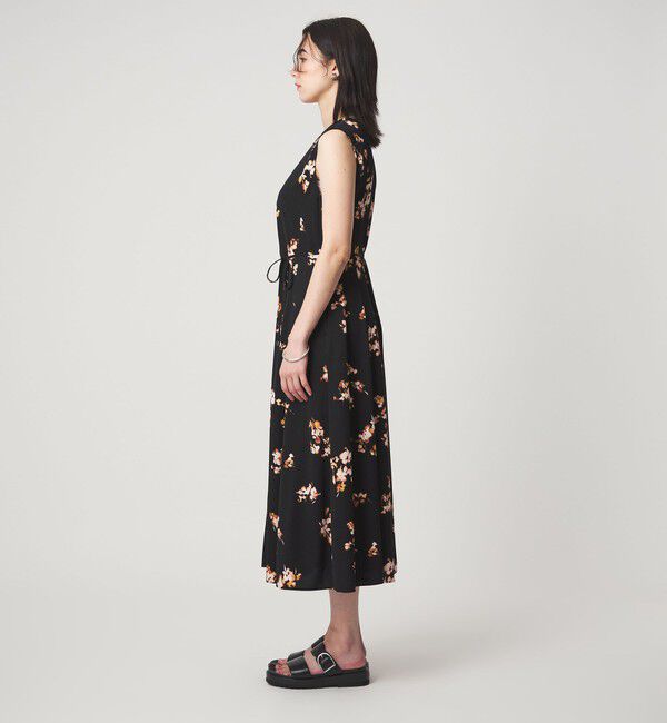 UNITED ARROWS green label relaxing「［size SHORTあり］フラワー テント ワンピース マシンウォッシャブル・接触冷感」|ワンピース|