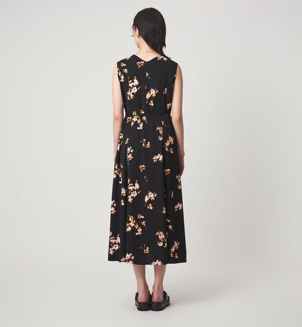 UNITED ARROWS green label relaxing「［size SHORTあり］フラワー テント ワンピース マシンウォッシャブル・接触冷感」|ワンピース|