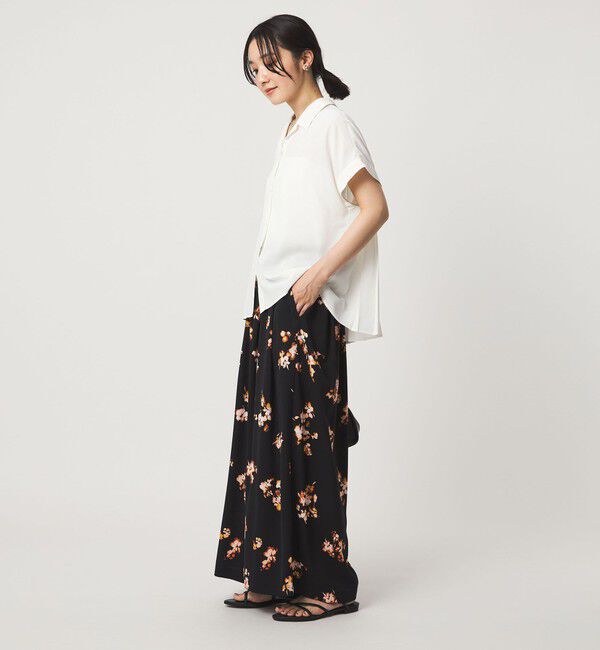 UNITED ARROWS green label relaxing「【WEB限定】＜at ease＞バック プリーツ ブラウス UVカット 通気性」|シャツ・ブラウス|
