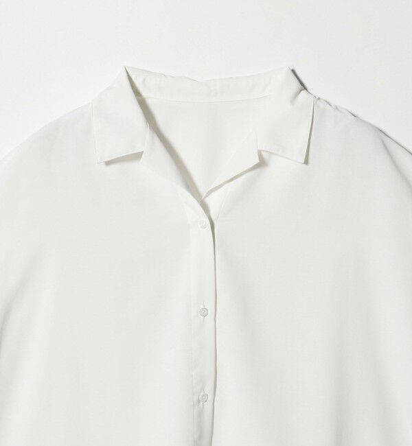 UNITED ARROWS green label relaxing「【WEB限定】＜at ease＞バック プリーツ ブラウス UVカット 通気性」|シャツ・ブラウス|